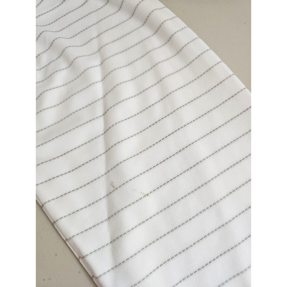 Pebble Beach Gray Dry Luxe Performance Zip-Up Jacket Women Size XL White Striped - Picture 9 of 10